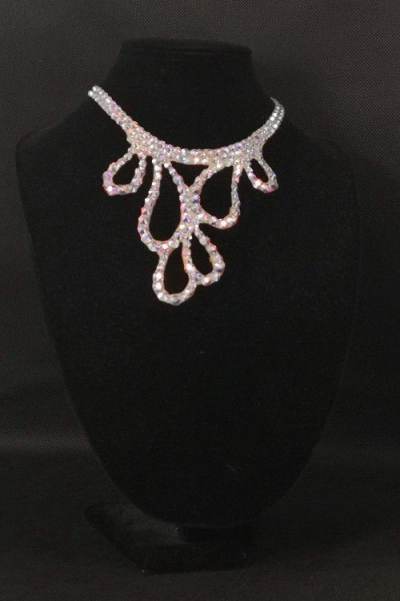 Rhinestones necklace 2