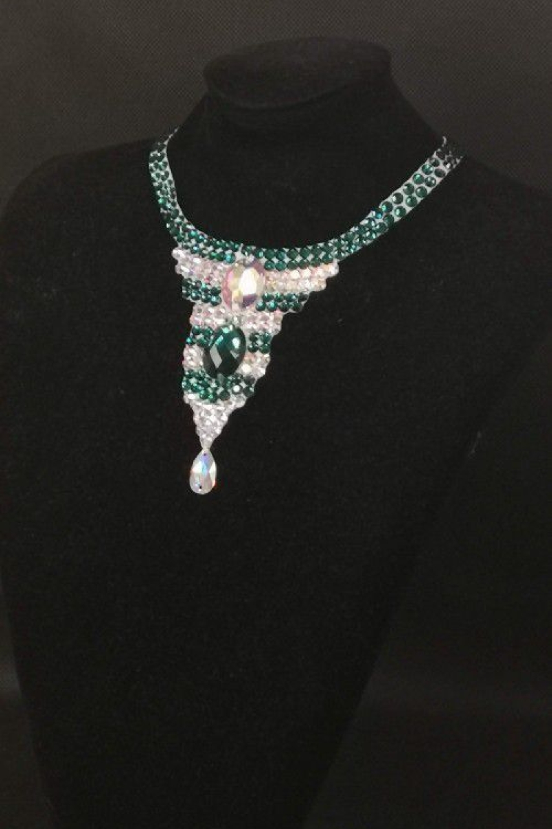 Rhinestones necklace 6